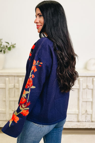 In Florence Floral Sweater - 2 Colors!