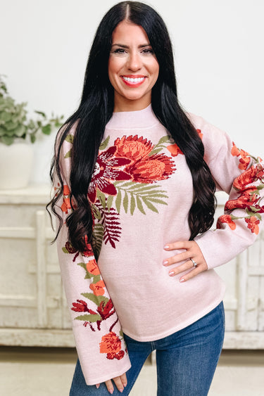 In Florence Floral Sweater - 2 Colors!