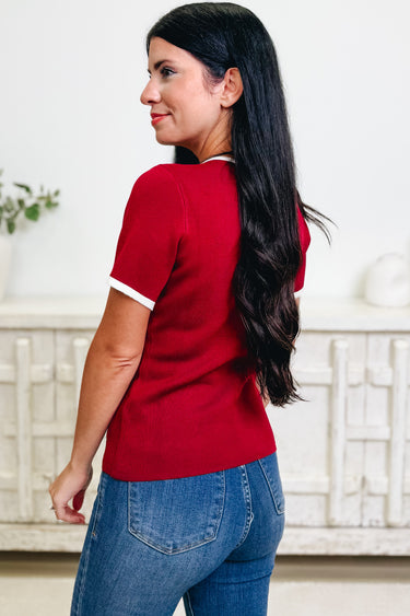 Cute & Tie Button Down Top - 3 Colors!