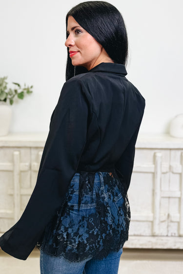 Power & Poise Lace Blazer - 2 Colors!