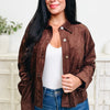 One Of A Kind Faux Suede Jacket - 2 Colors!