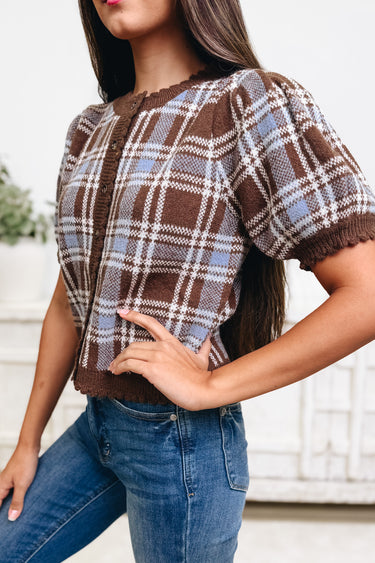 Fall Into This Plaid Cardigan - 2 Colors!