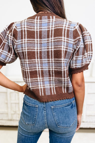 Fall Into This Plaid Cardigan - 2 Colors!