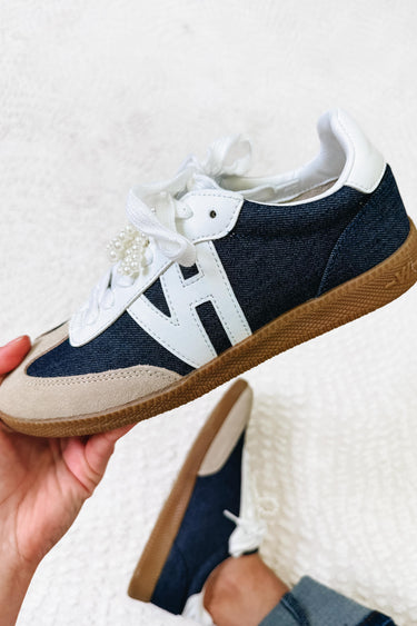 Vintage Havana Nadia Sneakers - Denim White Taupe