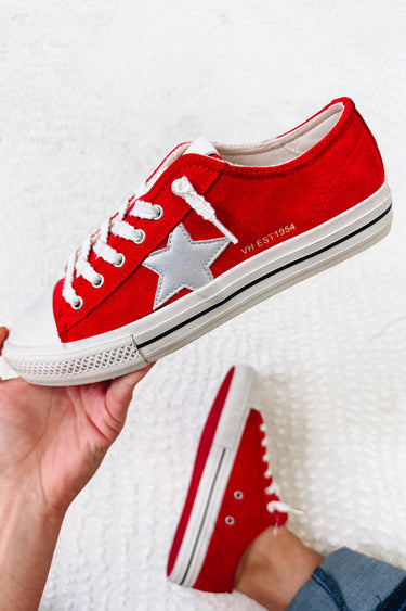 Vintage Havana Alive Sneakers - Red Suede