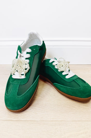 Vintage Havana Nadia Sneakers - White Pop Green