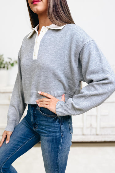 Trading Places Sweater Top - 2 Colors!