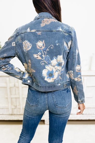 Letters Of Love Floral Denim Jacket