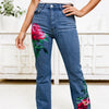 Above & Beyond Floral Flare Jeans