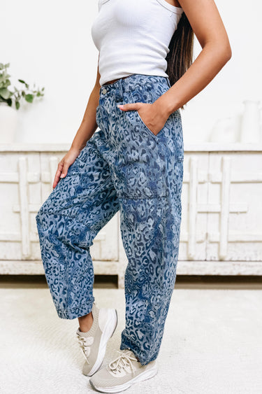 Wildly In Love By Blue B - Barrel Leopard Jeans