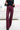 True Obsession By Denim BAR - Tummy Control Jeans - Burgundy