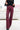 True Obsession By Denim BAR - Tummy Control Jeans - Burgundy