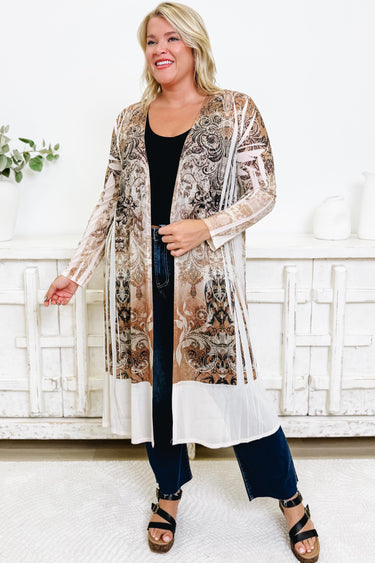 Teach Me Mesh Cardigan