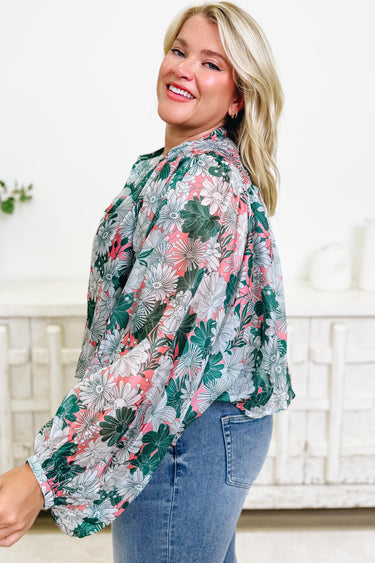 Story Of My Life Floral Top