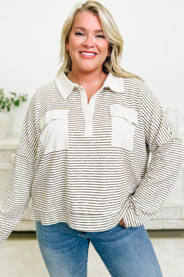 Sporty Spice Stripe Top