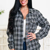 In A Good Way Plaid Button Down Top - 2 Colors!