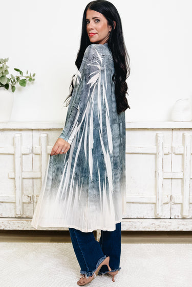 Wild Blue Yonder Duster Cardigan