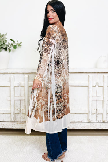 Teach Me Mesh Cardigan