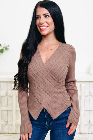 Wrapped Up On You Top - 2 Colors!