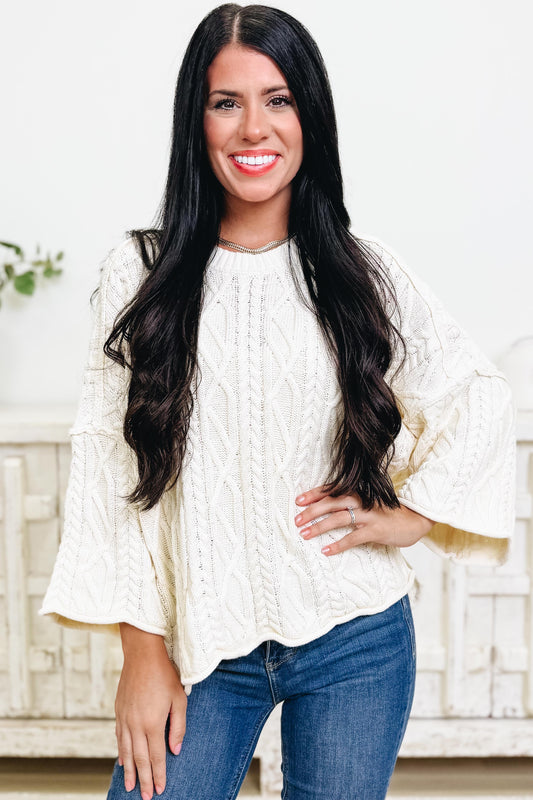 Life Changing Cable Knit Sweater