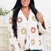 In Good Time Floral Crochet Cardigan