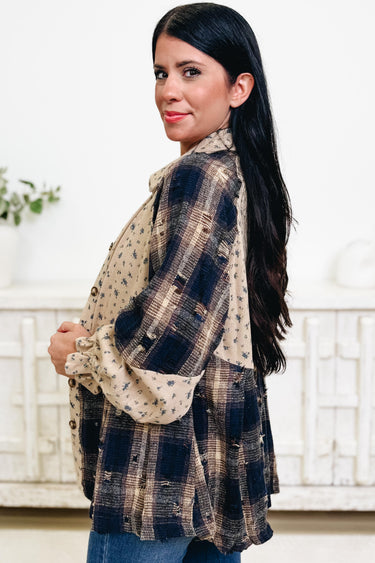 Saddle Up Plaid Top - 2 Colors!