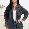 High Class Denim Button Down Top - 2 Colors!