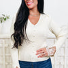 Little Lace Thoughts Sweater - 2 Colors!