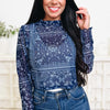 Livin Large Paisley Top