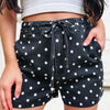 Right On The Spot Wide Leg Shorts - Black