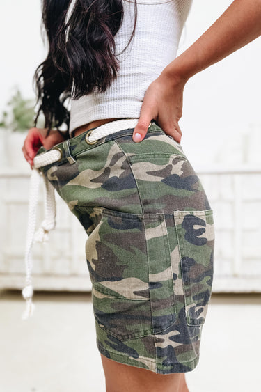 Looking For You Camo Shorts - Camo