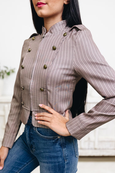 Main Character Striped Jacket