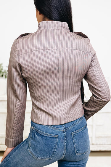 Main Character Striped Jacket