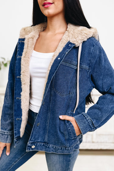 Bundle With Us Hooded Denim Jacket