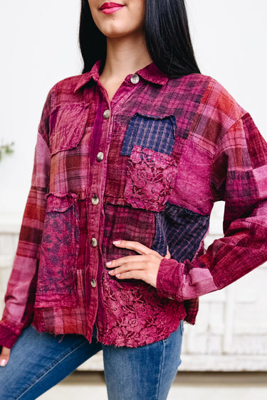 Latitude Gratitude Plaid Shacket - 2 Colors!