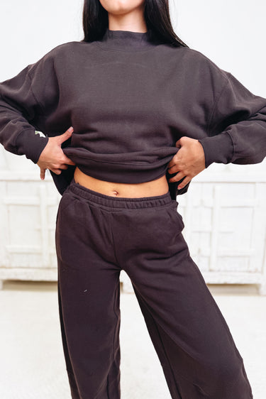 Soft As Ever Barrel Sweatpants - Brownie