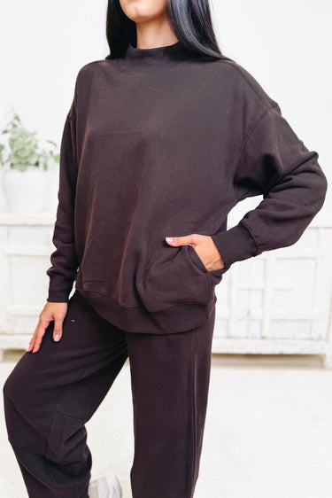 Soft As Ever Barrel Sweatpants - Brownie