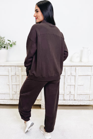 Soft As Ever Barrel Sweatpants - Brownie