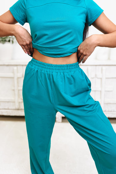 Just A Breeze Pants - Sea Green