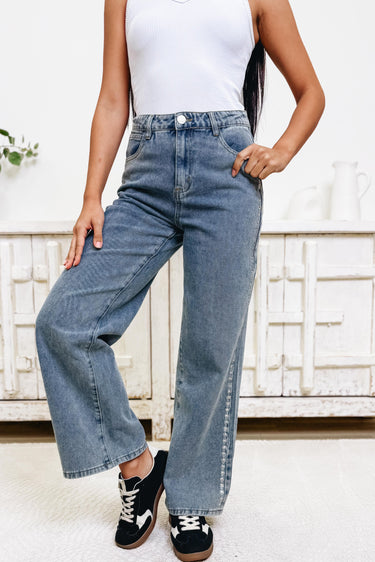 Country Grammar By Vocal - Wide Leg Jeans - 2 Colors!