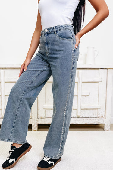 Country Grammar By Vocal - Wide Leg Jeans - 2 Colors!