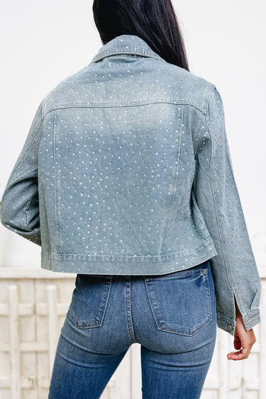 First Class Sparkle Denim Jacket - 2 Colors!