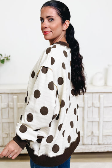 Extra Reversible Spot Polka Dot Sweatshirt