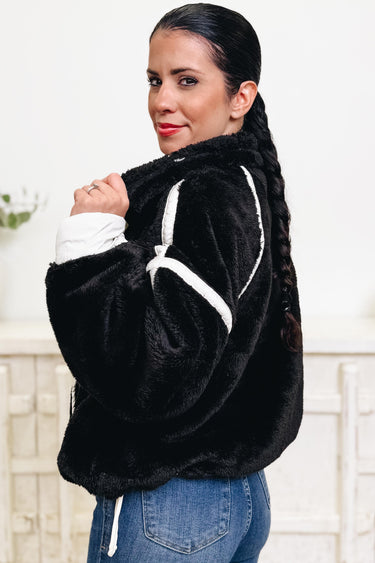 Worth Melting For Sherpa Quarter Zip Sweater - 2 Colors!