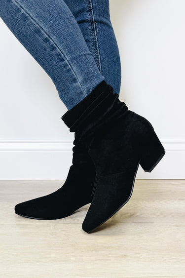 Corky's Addicted Boots - Black Faux Suede