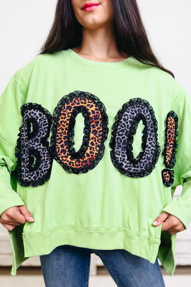 Sneak A Boo Leopard Sweatshirt