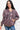 Ladies Of Fall Floral Zip Up Hoodie