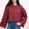 Quick Look Cable Knit Sweater - 2 Colors!