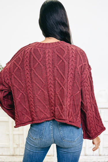 Quick Look Cable Knit Sweater - 3 Colors!