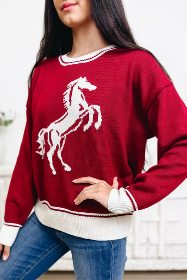 Horseback At Sunset Sweater